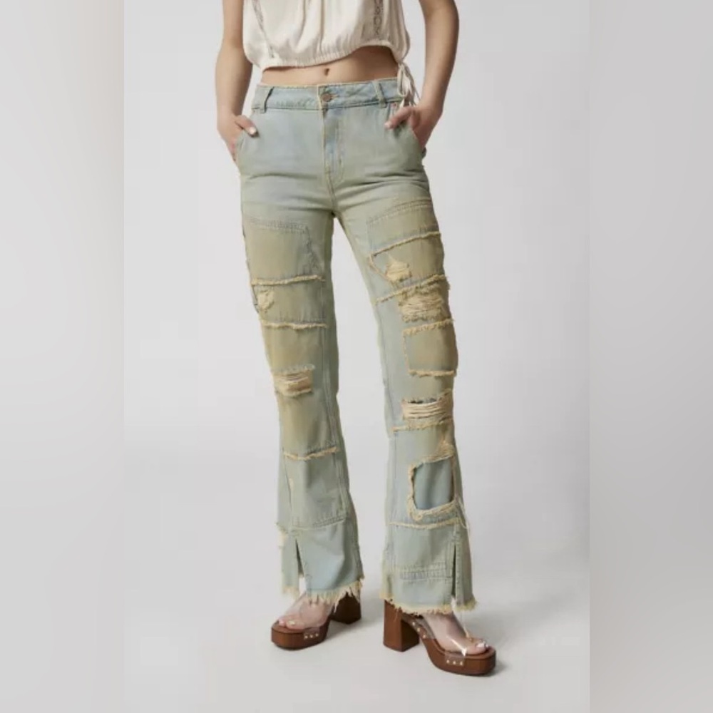 BDG Extreme Destroyed Boot Cut Jeans